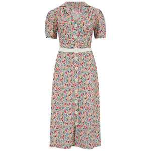 Charlene Shirtwaister Dress in Tutti Frutti Print