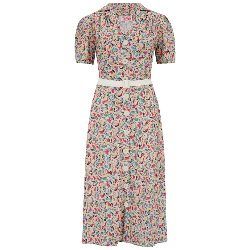 Charlene Shirtwaister Dress in Tutti Frutti Print