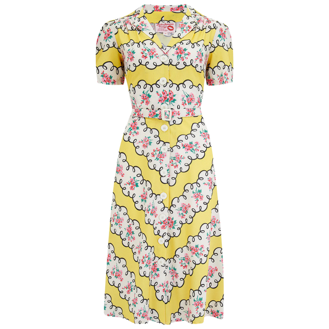 Charlene Shirtwaister Dress in Daydream Print