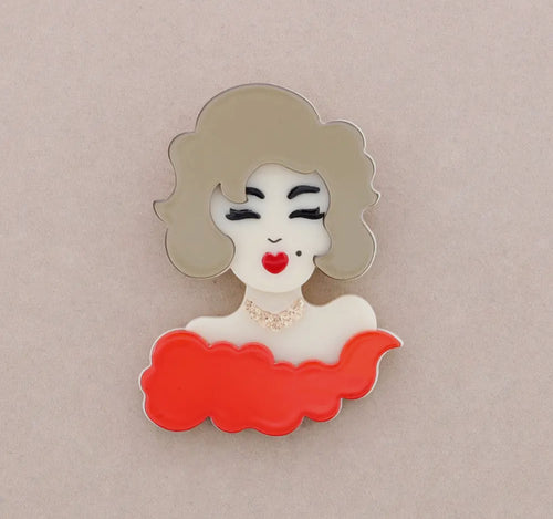 Marilyn harpiks broche