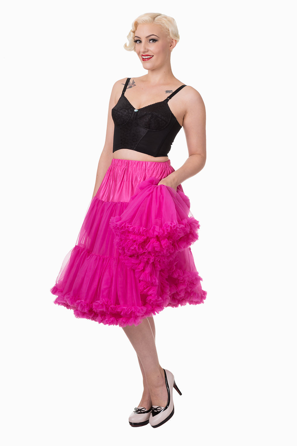 Pink Tylskørt / petticoat